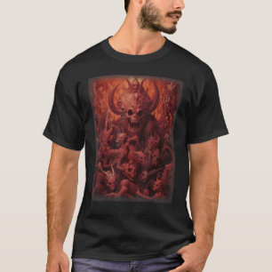 Camiseta Visiones del infierno Satanás destruye la falsedad