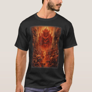 Camiseta Visiones del infierno Satanás destruye la falsedad