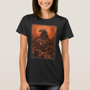 Camiseta Visiones del infierno Satanás destruye la falsedad
