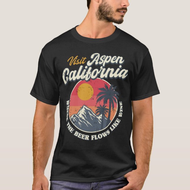Camiseta Visit Aspen California friends (Anverso)