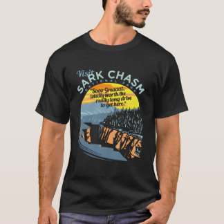 Camiseta Visit Sark Chasm Novelty