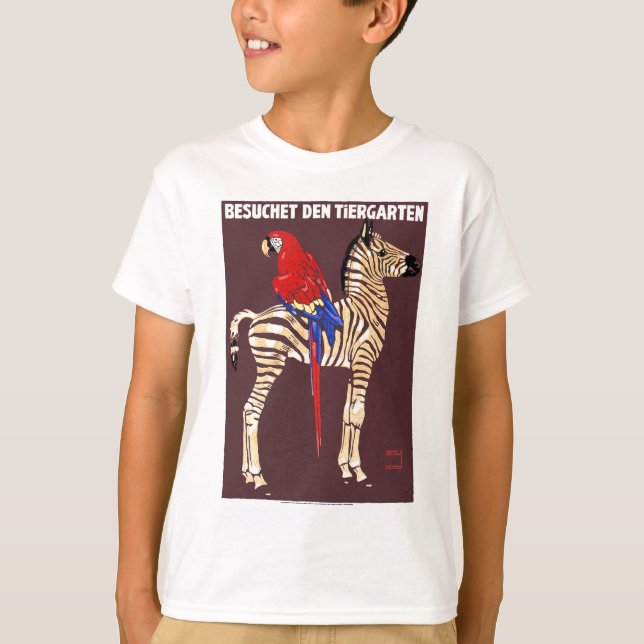 Camiseta Visita 1912 de Luis el poster del Macaw de la (Anverso)