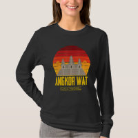 Visita a Asia por Angkor Wat Camboya Retro Vintage