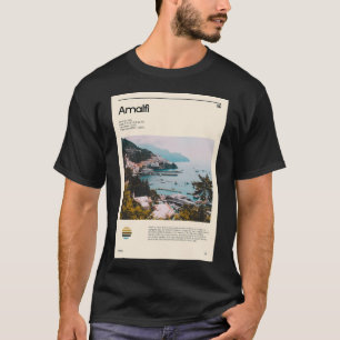 Camiseta Visita Amalfi Italia (Póster de viaje)