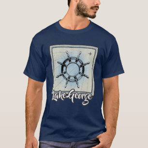 Camiseta Visita angustiada Lago George Vacación Boa Náutica
