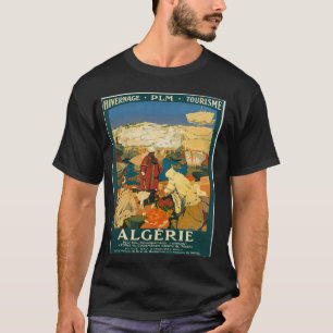 Camiseta Visita Argelia Arte de Viajes Antiguos de Daniel T