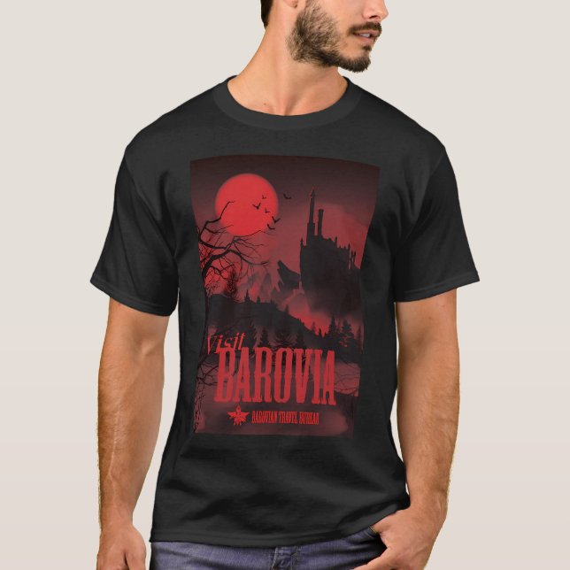 Camiseta Visita Barovia - Rojo (Anverso)