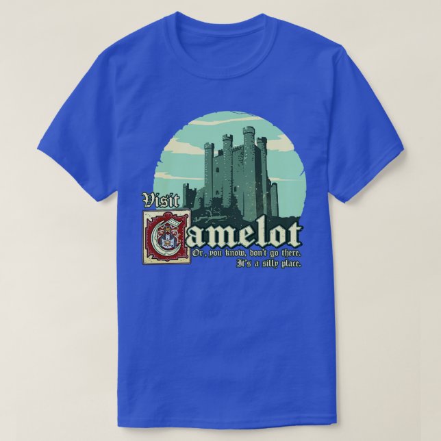 Camiseta Visita Camelot (Diseño del anverso)
