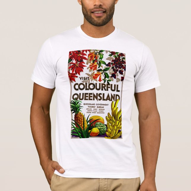 Camiseta Visita Colorful Queensland (Anverso)