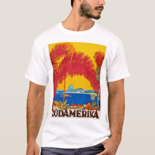 Camiseta Visita concepto vintage de Sudamérica