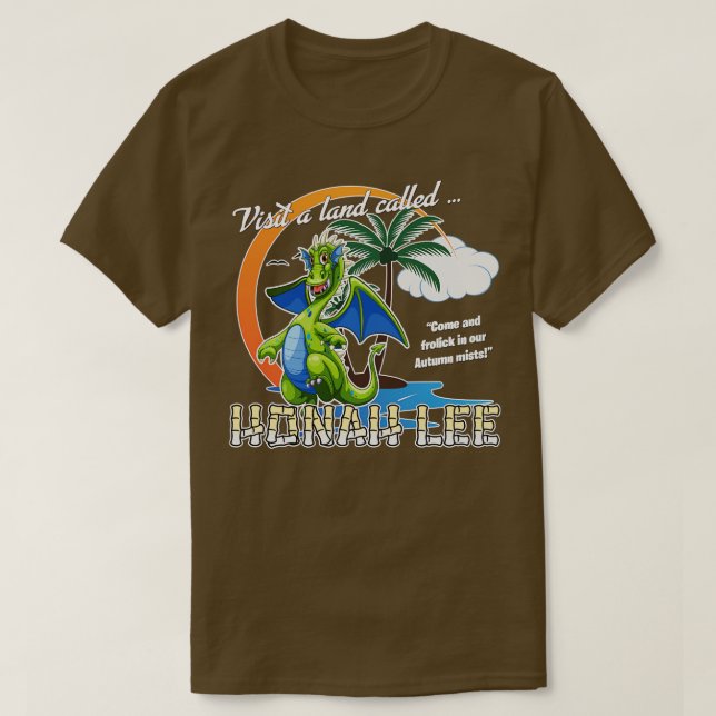 Camiseta Visita de dragón mágico Honah Lee (Diseño del anverso)