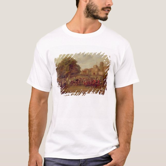 Camiseta Visita de James I a la torre de Houghton (Anverso)