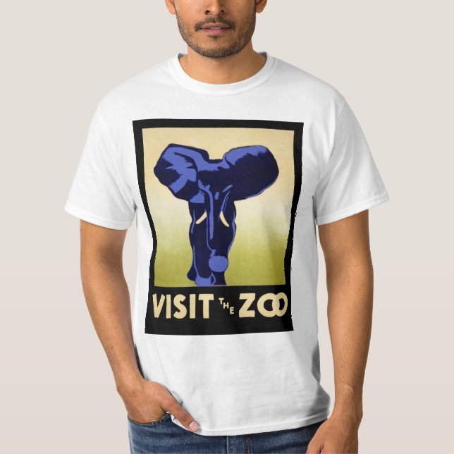 Camiseta Visita El Zoológico (Anverso)