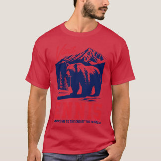 Camiseta Visita Ennis Alaska Original Estilo Faded