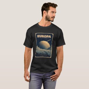 Camiseta Visita Europa Viaje Espacial Vintage