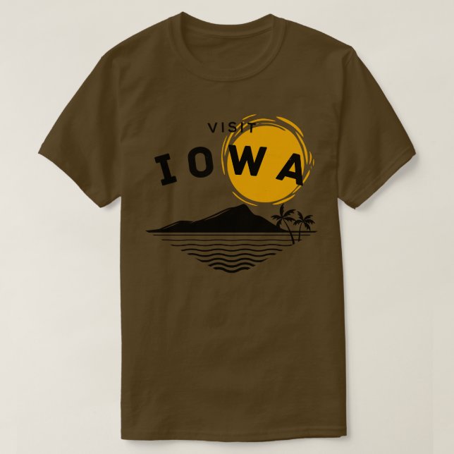 Camiseta Visita Iowa TShirt (Diseño del anverso)