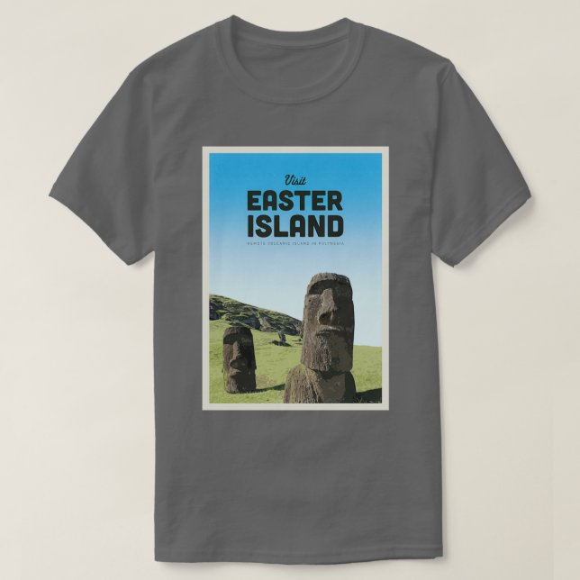Camiseta Visita Isla de Pascua (Diseño del anverso)