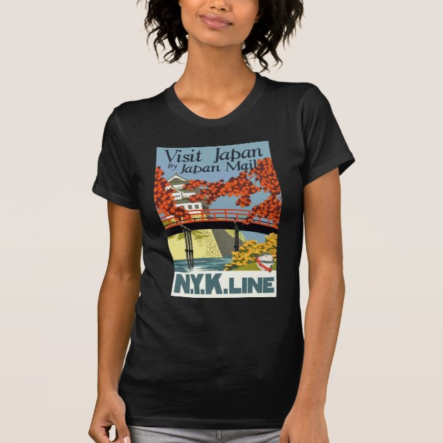 Camiseta Visita Japón por correo de Japón (Anverso)