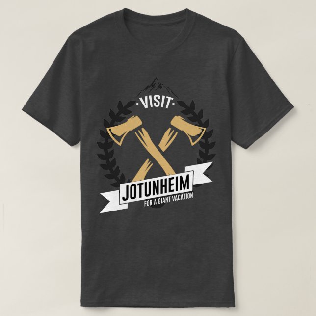 Camiseta Visita Jotunheim God of War Classic TShirt (Diseño del anverso)