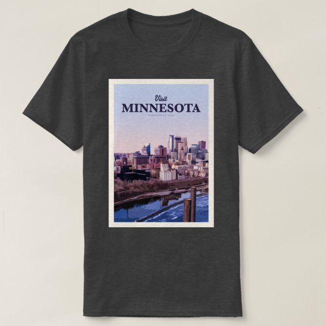 Camiseta Visita Minnesota (Diseño del anverso)