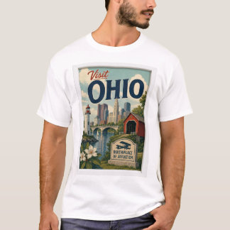 Camiseta Visita Ohio Travel Vintage