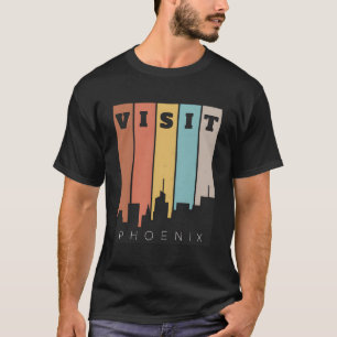 Camiseta Visita Phoenix El Valle Del Sol Skyline Retro