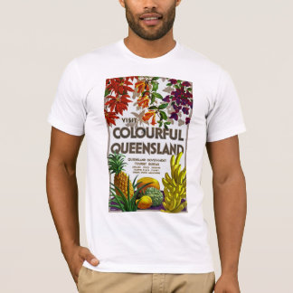 Camiseta Visita Queensland colorido
