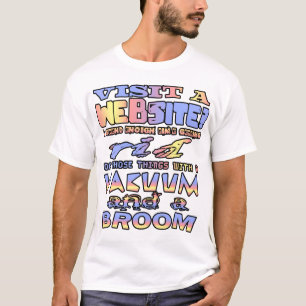 Camiseta ¿Visita un sitio web? Paso suficiente tiempo desha