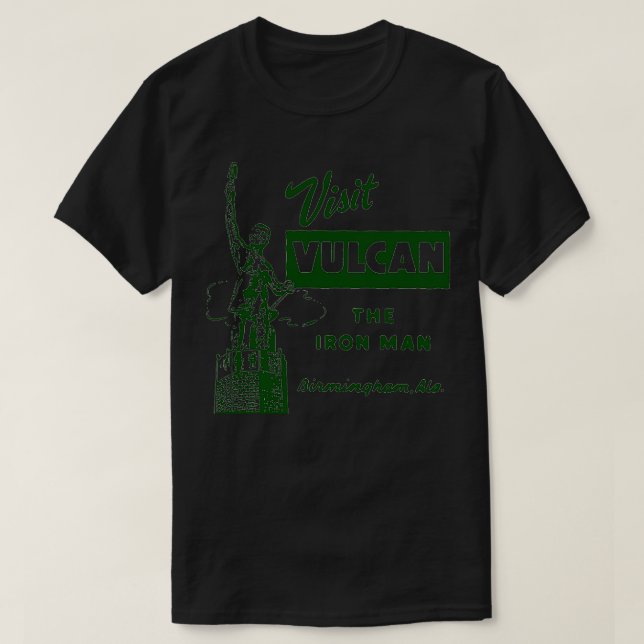 Camiseta Visita Vulcan The Birmingham TShirt (Diseño del anverso)