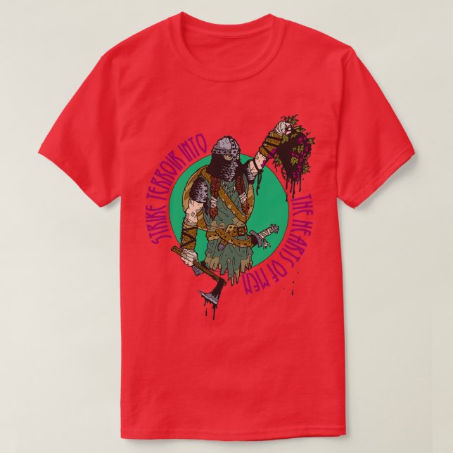 Camiseta visitando metalizado viking Design Classic TShirt (Diseño del anverso)