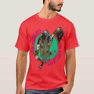 Camiseta visitando metalizado viking Design Classic TShirt
