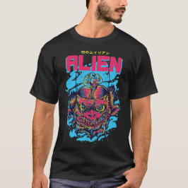 Camiseta Visitante cósmico: El diseño alienígena