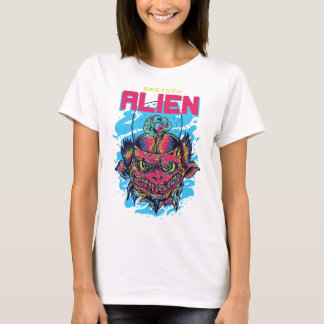 Camiseta Visitante cósmico : El diseño alienígena