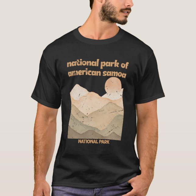 Camiseta Visitante Del Parque Nacional De Samoa Americana (Anverso)