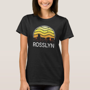 Camiseta Visitantes de Retro Virginia Rosslyn Skyline Vinta