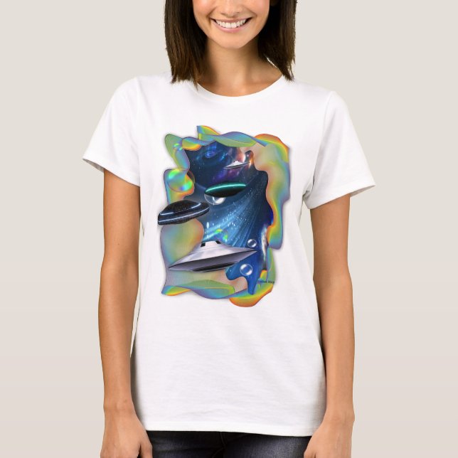 Camiseta Visitantes del espacio (Anverso)