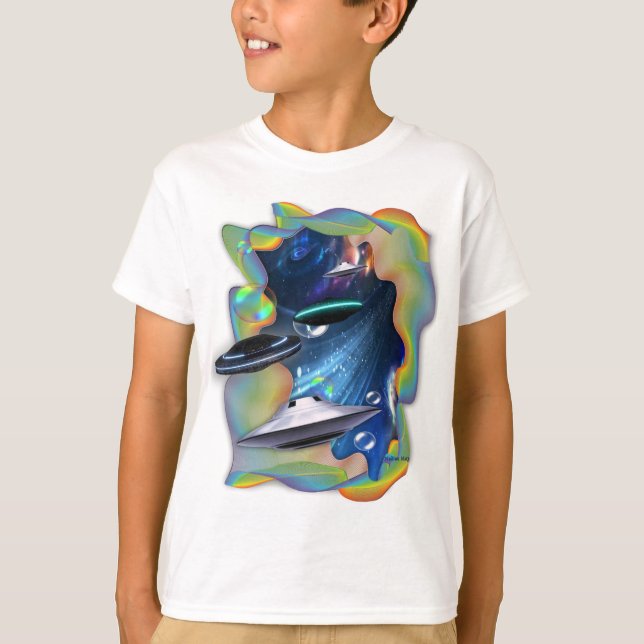 Camiseta Visitantes del espacio (Anverso)