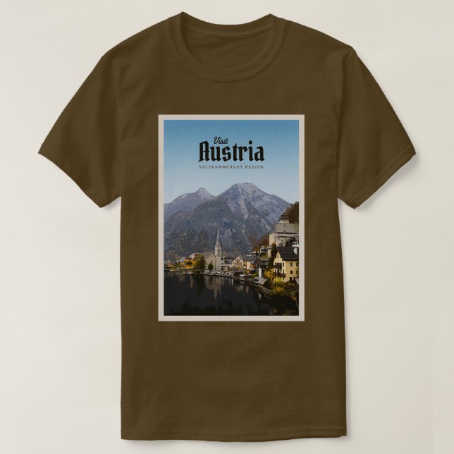 Camiseta Visitar Austria (Diseño del anverso)