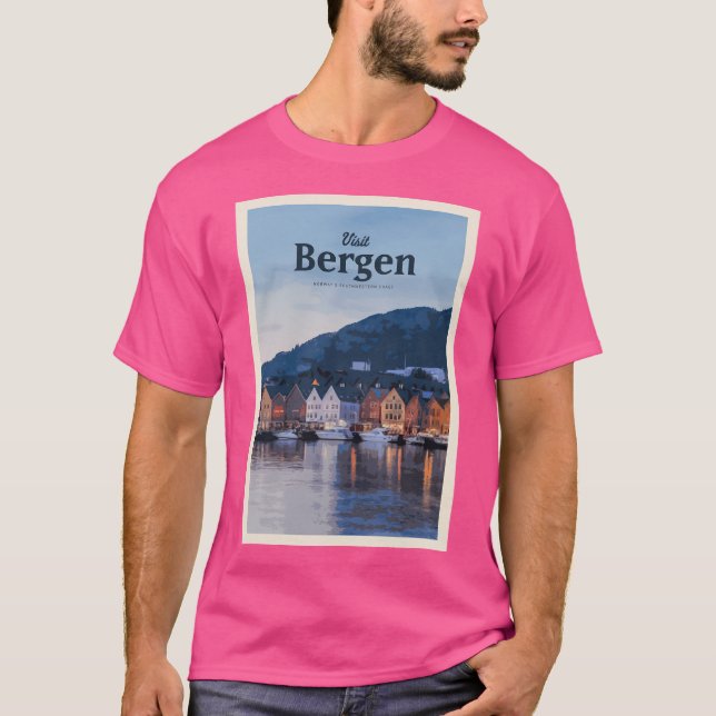 Camiseta Visitar Bergen (Anverso)