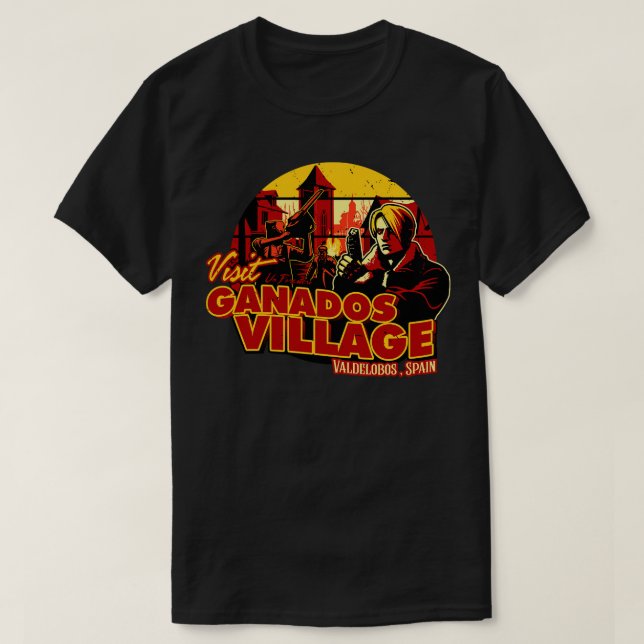 Camiseta Visitar el pueblo (Diseño del anverso)