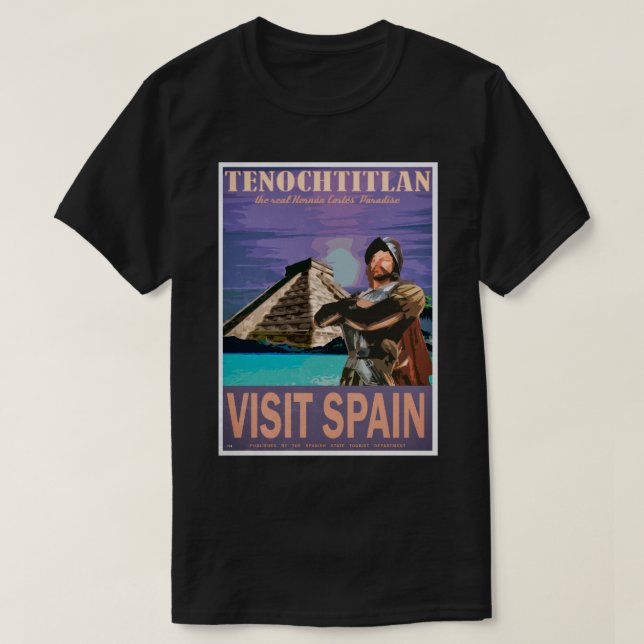 Camiseta Visitar España5 (Diseño del anverso)