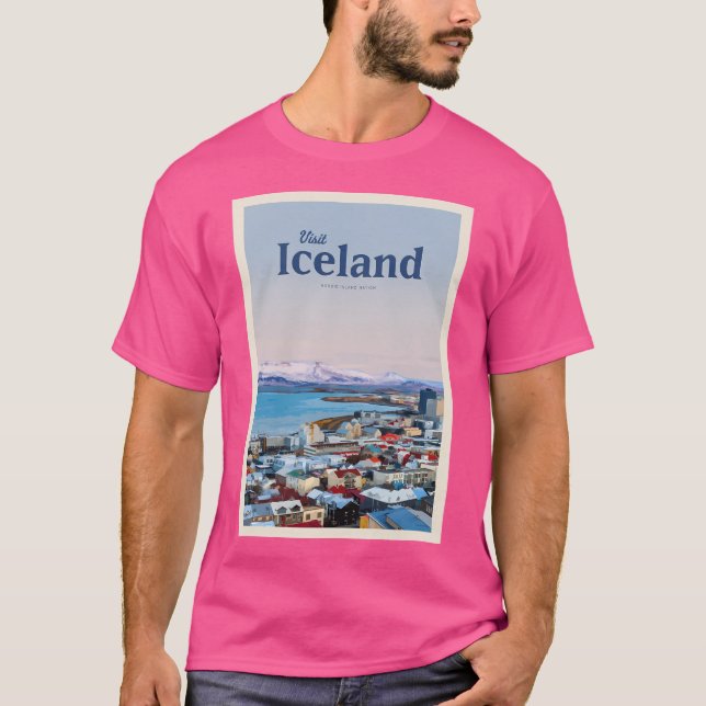 Camiseta Visitar Islandia (Anverso)