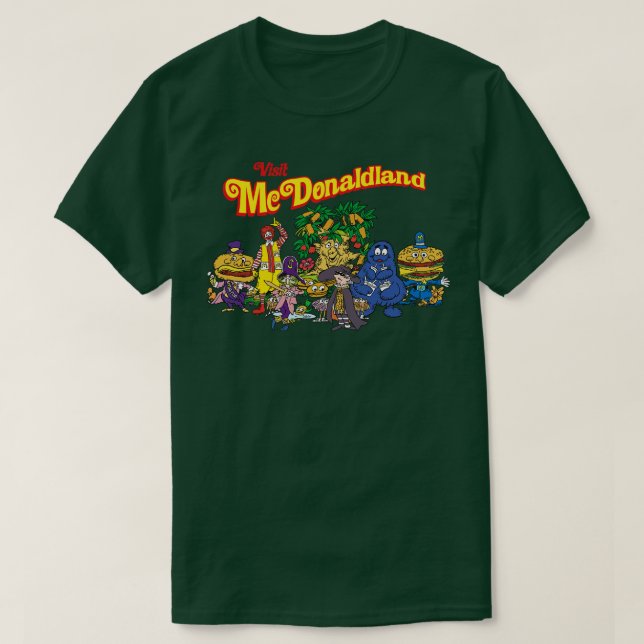 Camiseta Visitar McDonaldland (Diseño del anverso)