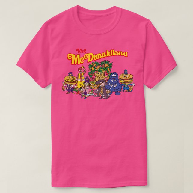 Camiseta Visitar McDonaldland (Diseño del anverso)