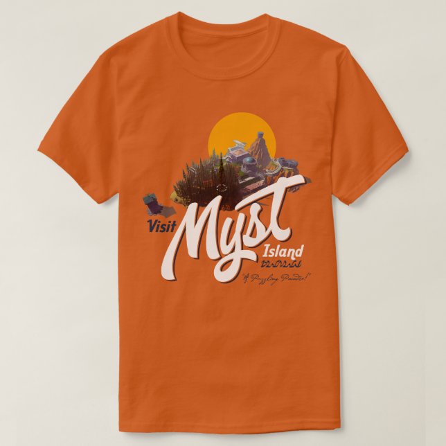Camiseta Visitar Myst (Diseño del anverso)