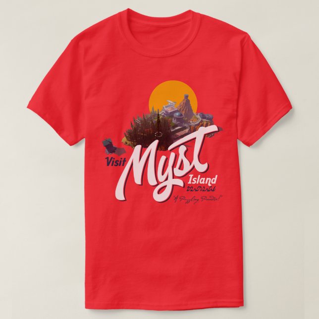Camiseta Visitar Myst (Diseño del anverso)