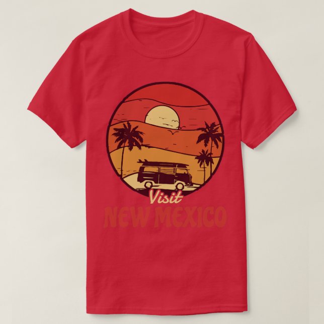 Camiseta Visitar Nuevo México (Diseño del anverso)