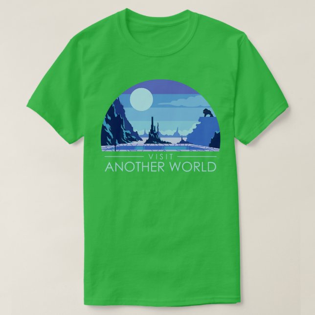 Camiseta Visitar otro videojuego retro mundial (Diseño del anverso)