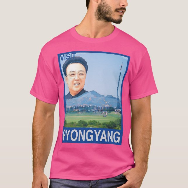 Camiseta Visitar Pyongyang (Anverso)