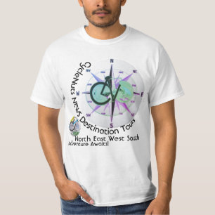 Camiseta Visitas de destino de CycleNuts NEWS